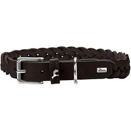 Hunter Erziehungshalsband Solid Education Special aus Leder Schwarz Größe S 45 cm – Bild 1 von 10