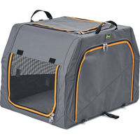 Produktbild von Hunter Faltbare Hundebox mit Aluminium-Gestell und Nylon-Bezug Größe L in Grau oder Orange