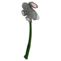 Produktbild von Hunter FLINGERZ Wurfspielzeug Furry Hase für Hunde mit Launcher aus Polyester in Grau - 59 cm