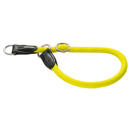 Produktbild von Hunter Freestyle Dressurhalsband aus Nylon Neon Gelb 50 cm