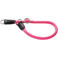 Produktbild von Hunter Freestyle Erziehungshalsband für Hunde aus Nylon in Neonpink L-XL wasserabweisend - 60 cm