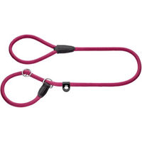 Produktbild von HUNTER Freestyle Hundeleine aus Tau mit integrierter Halsung Himbeerrot 8/120 - 120 cm