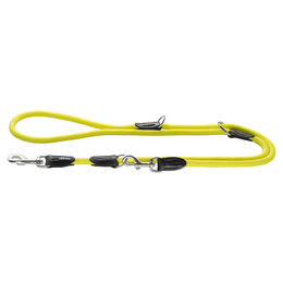 Produktbild von Hunter Freestyle Neon Gelb Verstellbare Führleine aus Nylon Wasserabweisend 200 cm - 200 cm