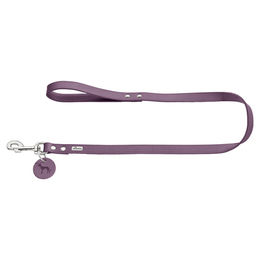 Hunter Führleine Aalborg Leder lila 100 cm 20 mm - 1 m – Bild 1 von 2