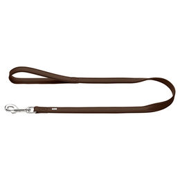 Hunter Führleine Amalfi aus Kunstleder braun 15 mm x 110 cm - 110 cm – Bild 1 von 2