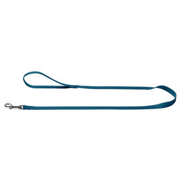 Produktbild von Hunter Führleine London aus Polyester für Welpen und kleine Hunde in Blau Türkis 20 mm x 100 cm - 100 cm
