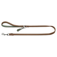 Produktbild von Hunter Führleine Portofino aus Leder beige/türkis 110 cm x 20 mm