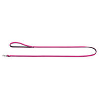 Produktbild von Hunter Führleine Provence Leder Rosa Schwarz 18 mm 100 cm - 100 cm