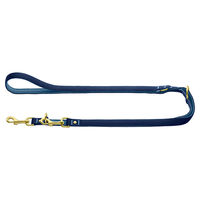 Produktbild von Hunter Führleine Ronda aus Leder blau verstellbar 200 cm