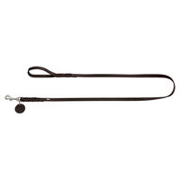 Produktbild von Hunter Führleine Solid Education für Hunde aus Leder dunkelbraun 100 cm - 1 Stk.