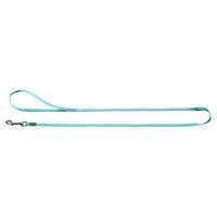 Produktbild von Hunter Führleine Tripoli aus Nylon für Hunde, hellblau/türkis, reflektierend, 10 mm x 140 cm