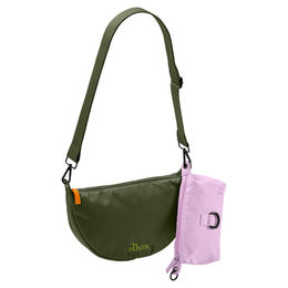 Hunter Futterbeutel Charlotte Crossbody-Tasche aus Polyester grün/lila – Bild 1 von 5