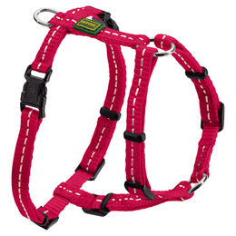 Hunter Geschirr Tripoli Vario Basic für Welpen in Himbeer Rot reflektierend XS – Bild 1 von 7