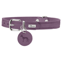 Hunter Halsband Aalborg aus Leder lila 47 cm – Bild 1 von 2
