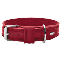 Produktbild von Hunter Halsband Aalborg Rustica aus Leder rot 55 cm x 3,5 cm