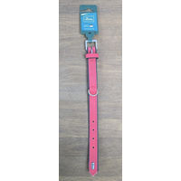 Produktbild von Hunter Halsband Basic aus Kunstleder in Rot/Schwarz