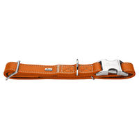 Produktbild von Hunter Halsband Cannes Alu-Strong Leder Orange Größe L