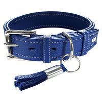 Produktbild von Hunter Halsband Cannes aus Leder blau 55 cm x 3,5 cm