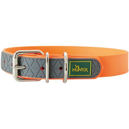 Produktbild von Hunter Halsband Convenience V2 Neonorange Größe S 40 cm wasserfest aus Kunststoff