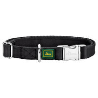 Produktbild von Hunter Halsband Inari Alu-Strong Schwarz aus Polyester Größe M Breite 1,5 cm
