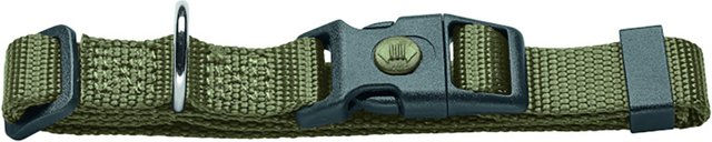 Hunter Halsband London Vario Basic aus Polyester in Olivgrün Größe M (30-46 cm Halsumfang) – Bild 1 von 4