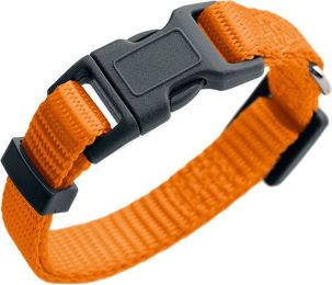 Hunter Halsband London Vario Basic Orange Größe S 10 mm breit – Bild 1 von 2
