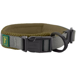 Hunter Halsband Maldon aus Nylon in Oliv/Grau Größe XL – Bild 1 von 3