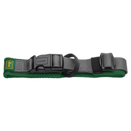 Hunter Halsband Maldon für Hunde Dunkelgrün/Grau Größe XL mit atmungsaktivem Mesh und integriertem Adresslabel – Bild 1 von 3