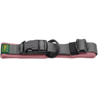 Produktbild von Hunter Halsband Maldon für Hunde Rosa/Grau aus atmungsaktivem Mesh und Nylon Größe XL