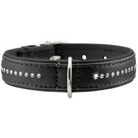Produktbild von Hunter Halsband Modern Art Luxus aus Kunstleder Schwarz Größe S