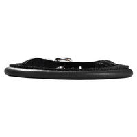 Produktbild von Hunter Halsband Round & Soft Petit aus Elchleder Schwarz Größe S für kleine Hunde