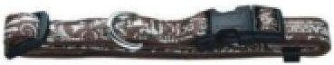 Hunter Halsband Smart Fancy Jurassic Vario Basic XS Braun aus Nylon – Bild 1 von 2
