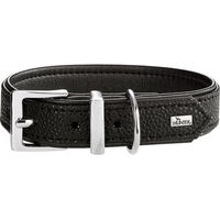 Produktbild von Hunter Halsband Sofia veganes Kunstleder Schwarz XS 35 cm