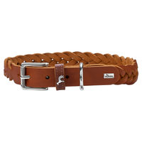 Produktbild von Hunter Halsband Solid Education Special aus Leder cognacbraun Größe M