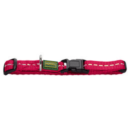 Hunter Halsband Tripoli Vario Basic für Welpen in Himbeer Rot, reflektierend und wasserabweisend, Größe XS – Bild 1 von 2