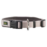 Produktbild von Hunter Halsband Vario Plus Neopren Grau Größe L-XL Breite 2,5 cm