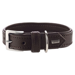 Produktbild von Hunter Halsband Wallgau aus Leder dunkelbraun 35 cm x 1,8 cm
