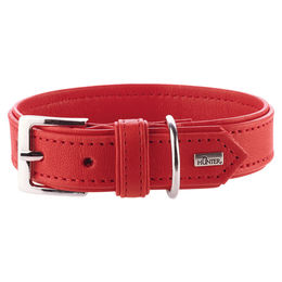 Produktbild von Hunter Halsband Wallgau aus Leder in Rot - 1 Stk.