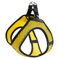 Produktbild von Hunter Hilo Comfort BVB Hundegeschirr Gelb Größe M mit reflektierenden Elementen und 3D-Mesh-Material