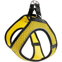 Produktbild von Hunter Hilo Comfort BVB Hundegeschirr mit 3D-Mesh-Material und Reflektierung Gelb XS-S