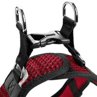 Produktbild von Hunter Hilo Comfort Hundegeschirr Rot Größe S mit Mesh-Material