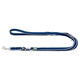 Hunter Hilo Verstellbare Hundeführleine aus Nylon in Blau 25 mm x 200 cm wasserabweisend - 2,5 cm – Bild 1 von 2