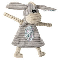 Produktbild von Hunter Huggly Blanket Donkey Plüschspielzeug Esel Grau für kleine und mittlere Hunde - 27 cm