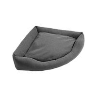 Produktbild von Hunter Hunde-Ecksofa Livingston Hundebett Grau Größe S 55x55cm