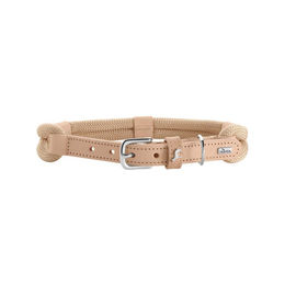 Produktbild von Hunter Hunde Halsband Malia Tau Beige Natur S-M