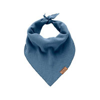 Produktbild von Hunter Hunde Halstuch Nola Blau Baumwolle Größe S