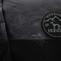 Produktbild von Hunter Hunde-Regenmantel Uppsala Rain schwarz wasserdicht Größe 30 - 1 Stk.