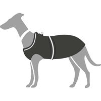 Produktbild von Hunter Hunde-Regenmantel Uppsala Rain schwarz wasserdicht Polyester Größe 55