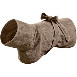 HUNTER Hundebademantel RIGA aus Baumwolle in Taupe Größe 50 – Bild 1 von 7