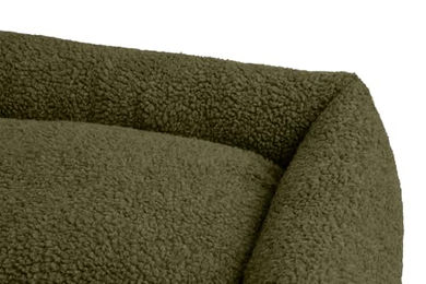 Hunter Hundebett Kumara Plüsch Größe S Beige Grün – Bild 1 von 5